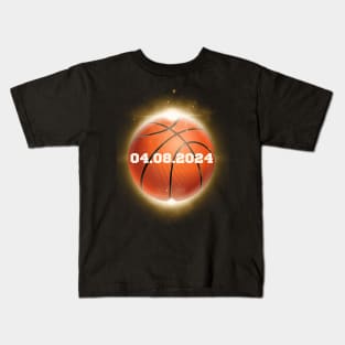 Lispe Eclipse of Sun by College Basketball 04.08.2024 Kids T-Shirt